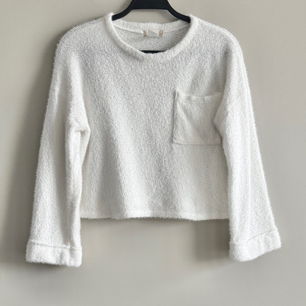 Altar'd State Cropped Cream Sweater